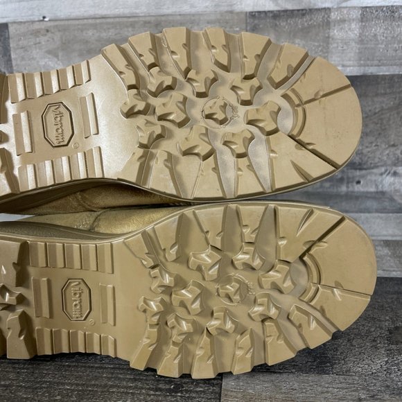 Belleville GoreTex Mens 9 R Tan Suede Vibram Military Composite Toe Combat Boots - Picture 12 of 12